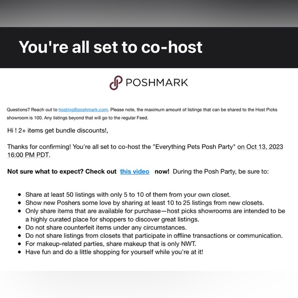 Tag your PFFs! Hosting “Everything Pets Posh Party” on 10/13/2023! - Picture 2 of 9